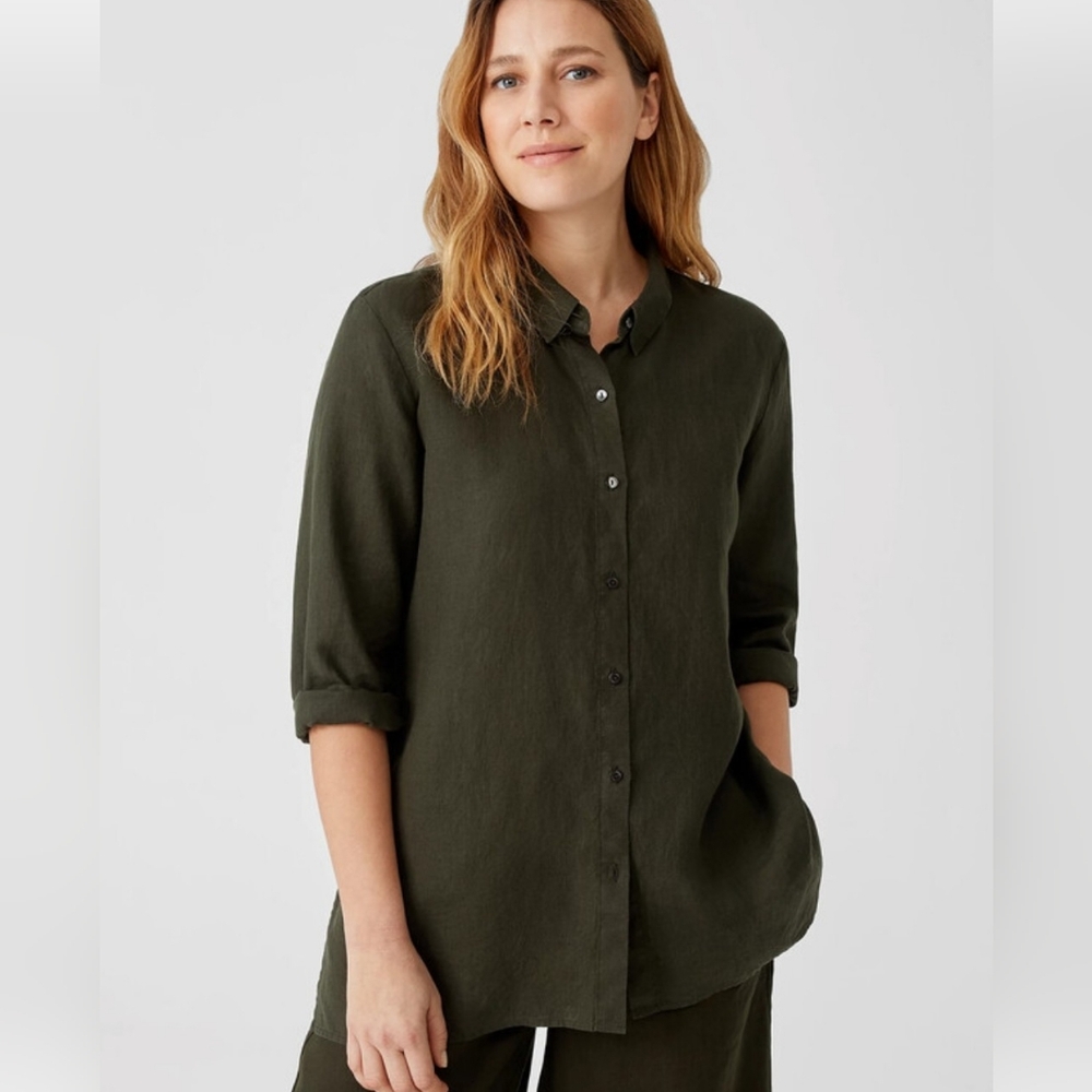Eileen Fisher Organic Linen Shirt
